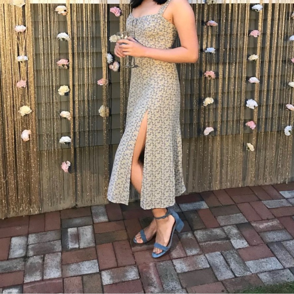 Reformation peridot dress